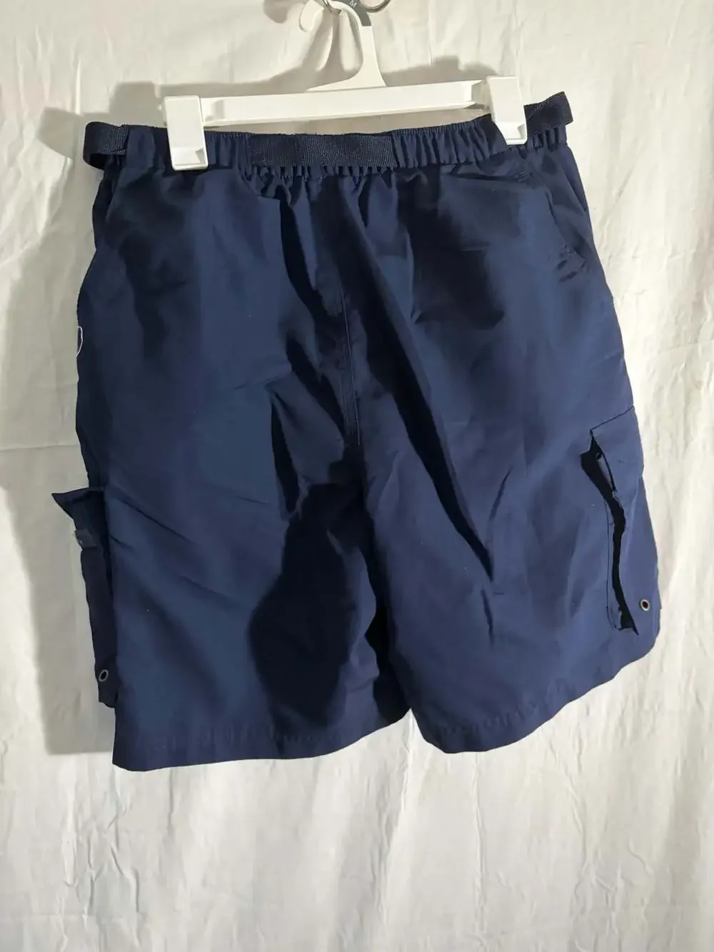 Lands' End Men's Cargo Hiking Shorts with Elastic Waist
